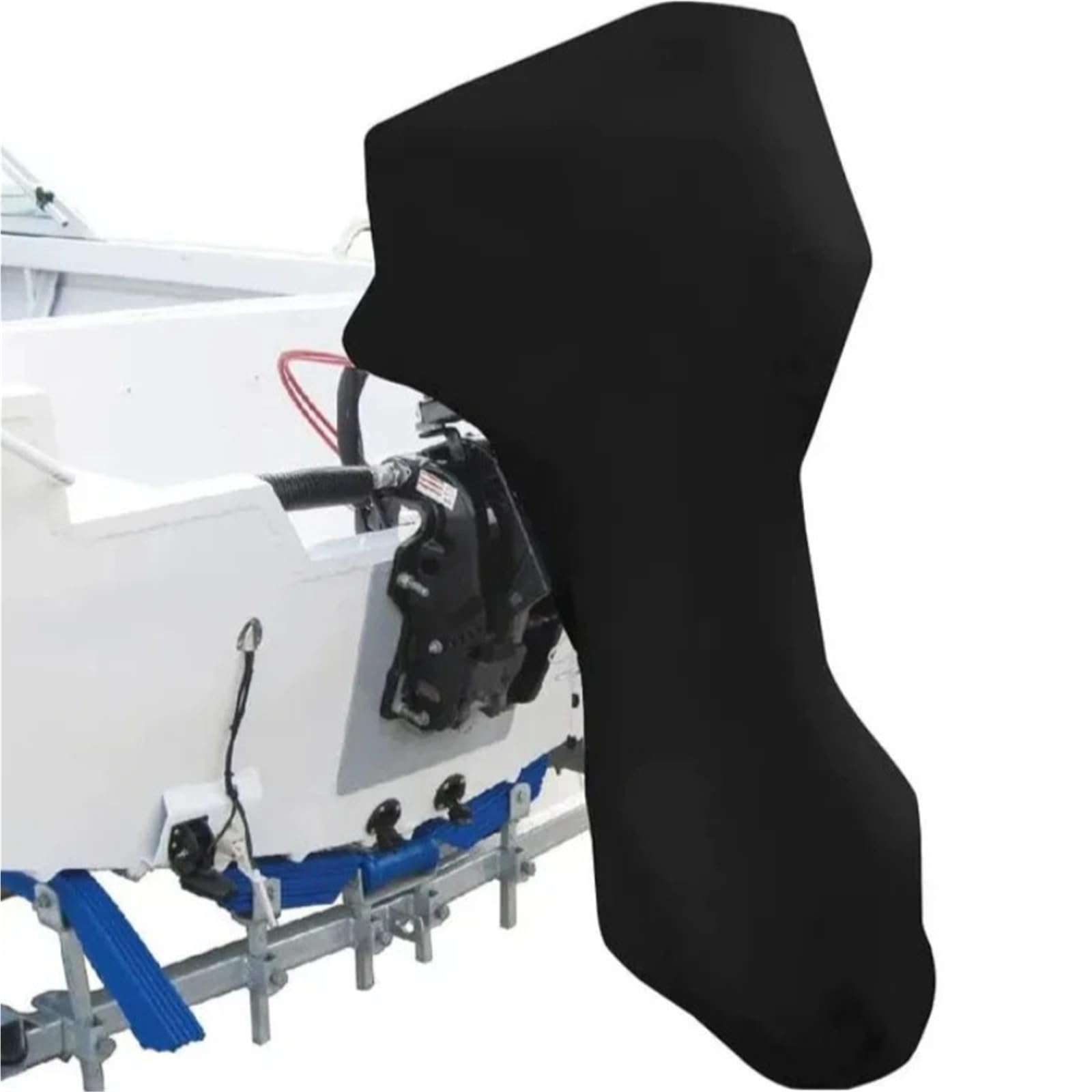 Copri Motore Fuoribordo Telo coprimotore impermeabile for barche 420D | Motore Yacht Rainproof Portatile 6 225HP(175-225hp)