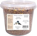 Britten & James Premium Traditional Corn Mix Pigeon Food 5L Tub (4.5kg). Nutritious and High in Protein
