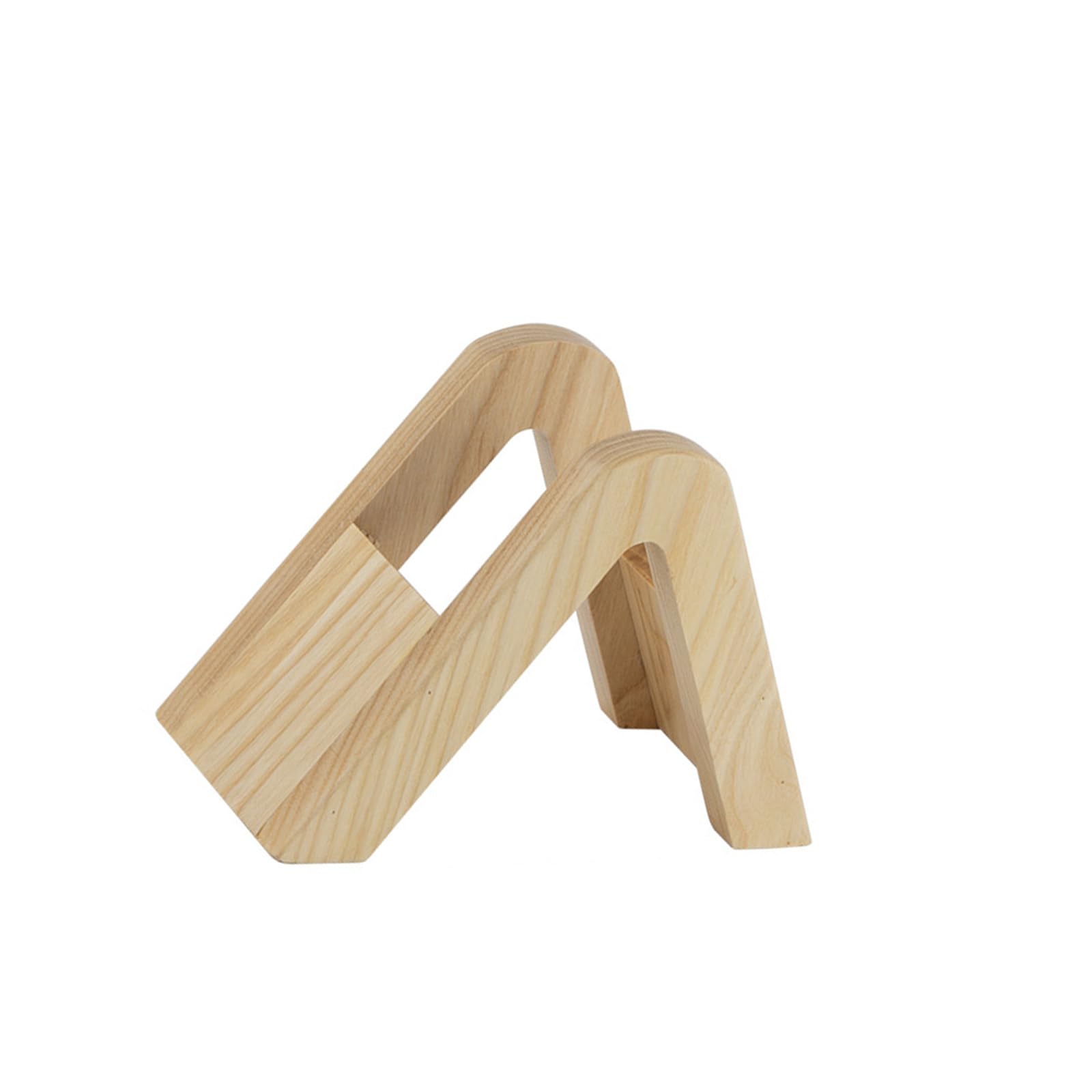 Buxuaaaa Wood Coffee Filter Holder Coffee Paper Storage Rack Wood Paper Stand Accessories Texture Filter Rack