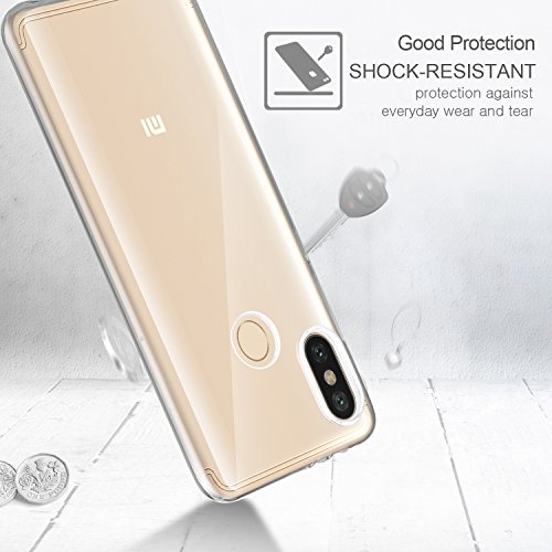 Leathlux Custodia Redmi S2 Cover Trasparente +