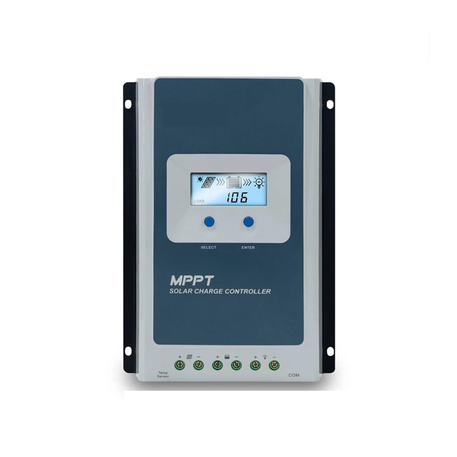 Solar Charge Controller, 10A 20A 30A 40A MPPT Solar Charge Controller 2206AN 1206AN 3210AN 4210ANG3 12V/24V Battery Auto(Pink)