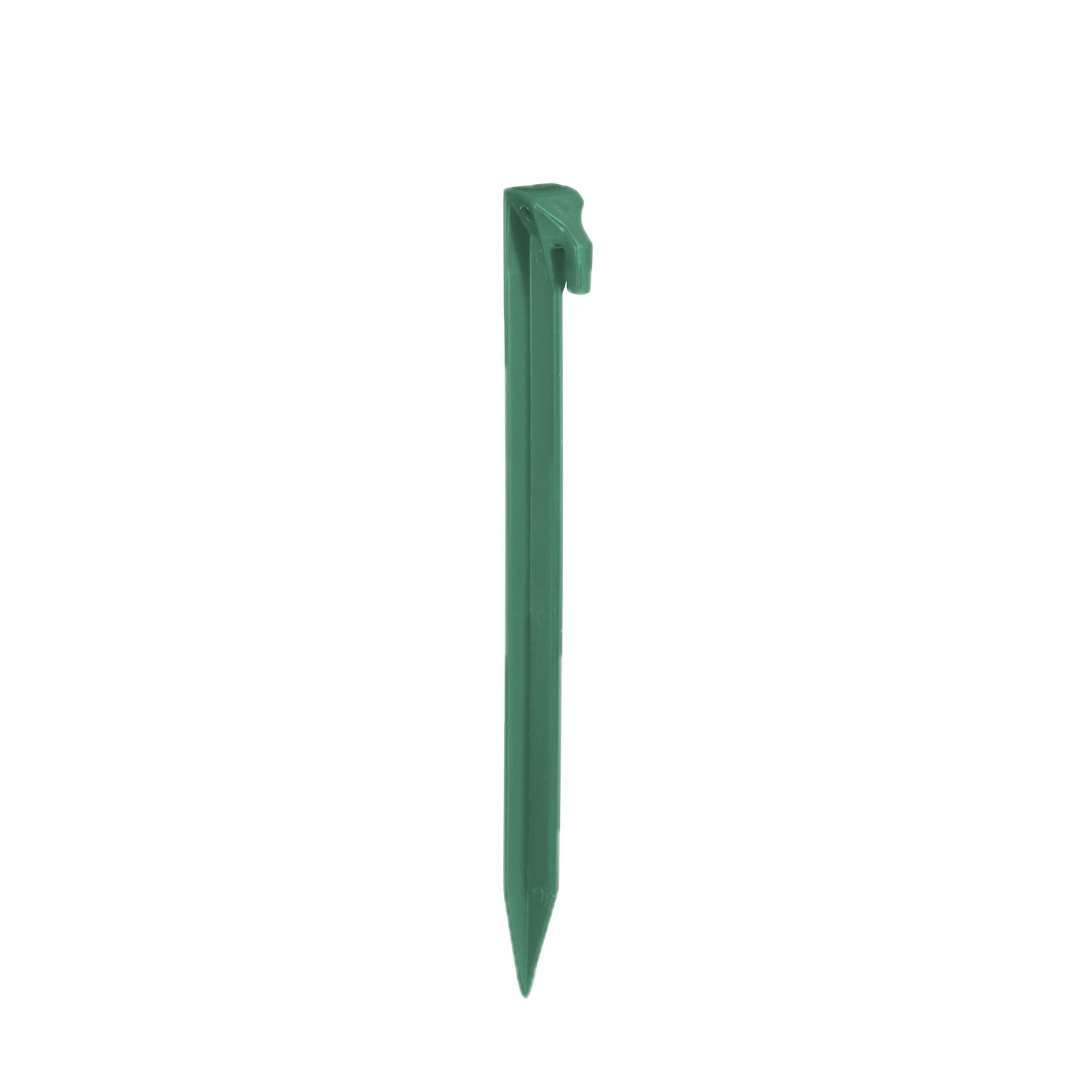 64 x Piquetas de Camping, Estacas de Tienda, para Suelos Suaves & arenosos, 31 cm, Plástico, Verde