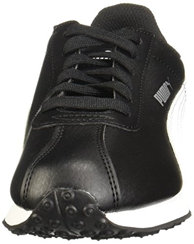 Puma Turin Jr. Black and White Tennis Shoes (4.5C)2