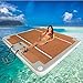 Plataforma Flotante De Muelle Inflable, Muelle De Pontón Inflable De 3M * 3M, Cojín De Agua De Isla Flotante, Yate, Plataforma Flotante De Pesca, Pontón Inflable De Espuma, Plataforma,10ft*10ft