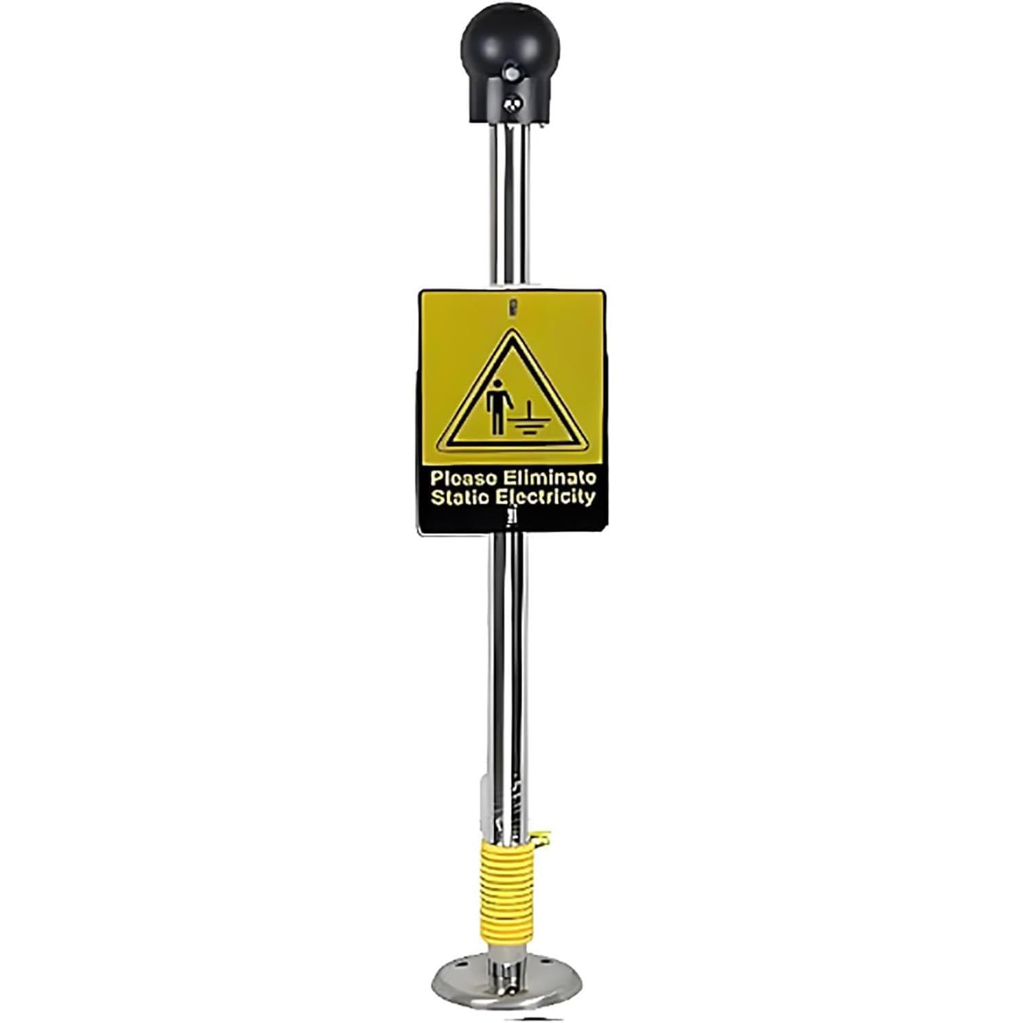 Mavdecll Human Body Static Eliminator, Industrial Explosion-proof Touch Vertical Static Discharge Ball With Sound And Light Alarm, 3s Quickly Discharge Static Electricity, Reliable Grounding