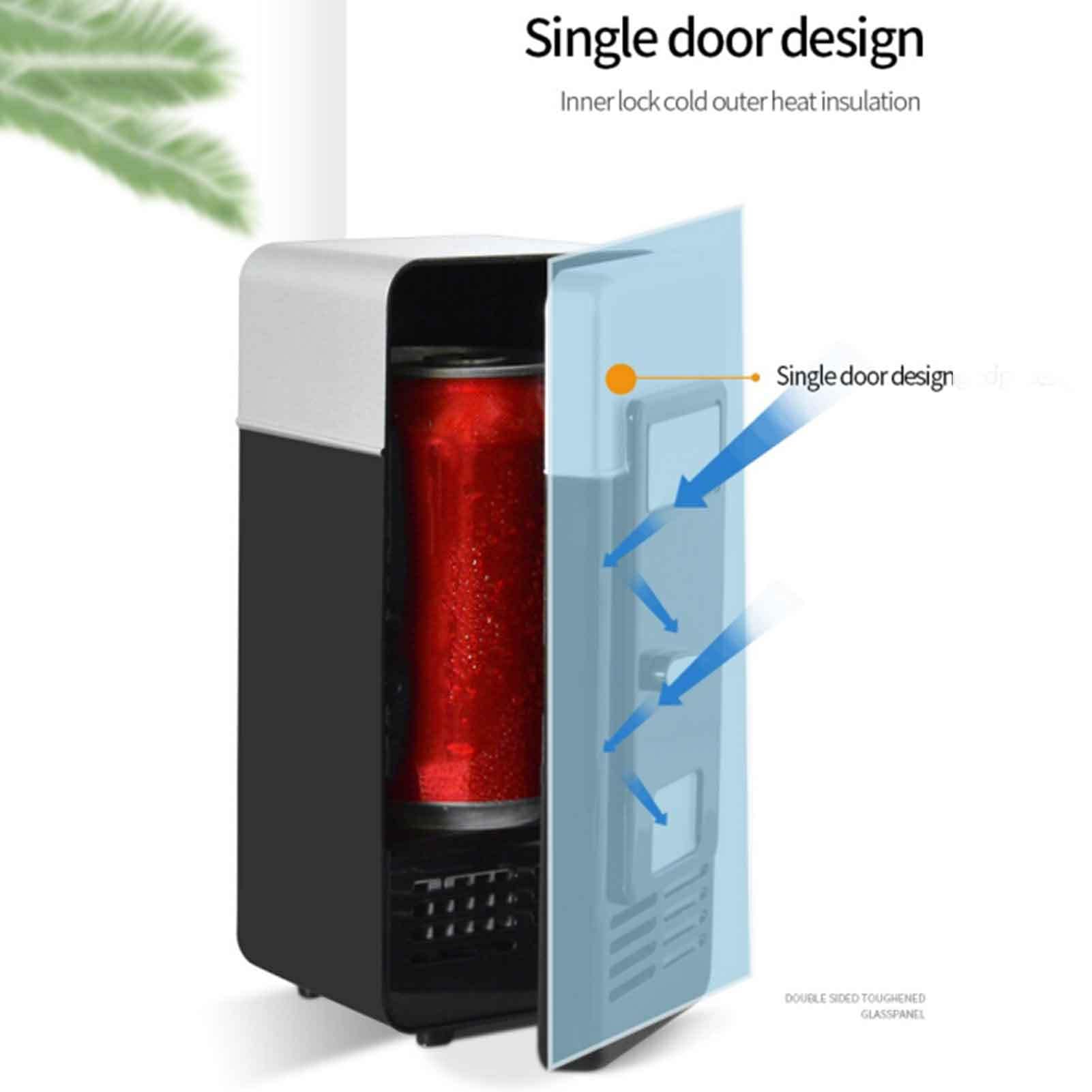 Enfriador de bebidas enchufable – Pequeño refrigerador USB, dispositivo enfriador personal compacto, mini dispositivo calentador de enfriamiento portátil para adolescentes, estudiantes, niñas, familia — view 6