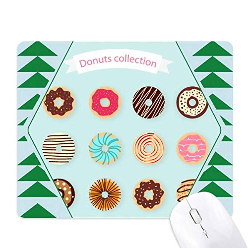 Tapis de souris dessert sucré imprimé pin vert pour embellir votre espace de télétravail