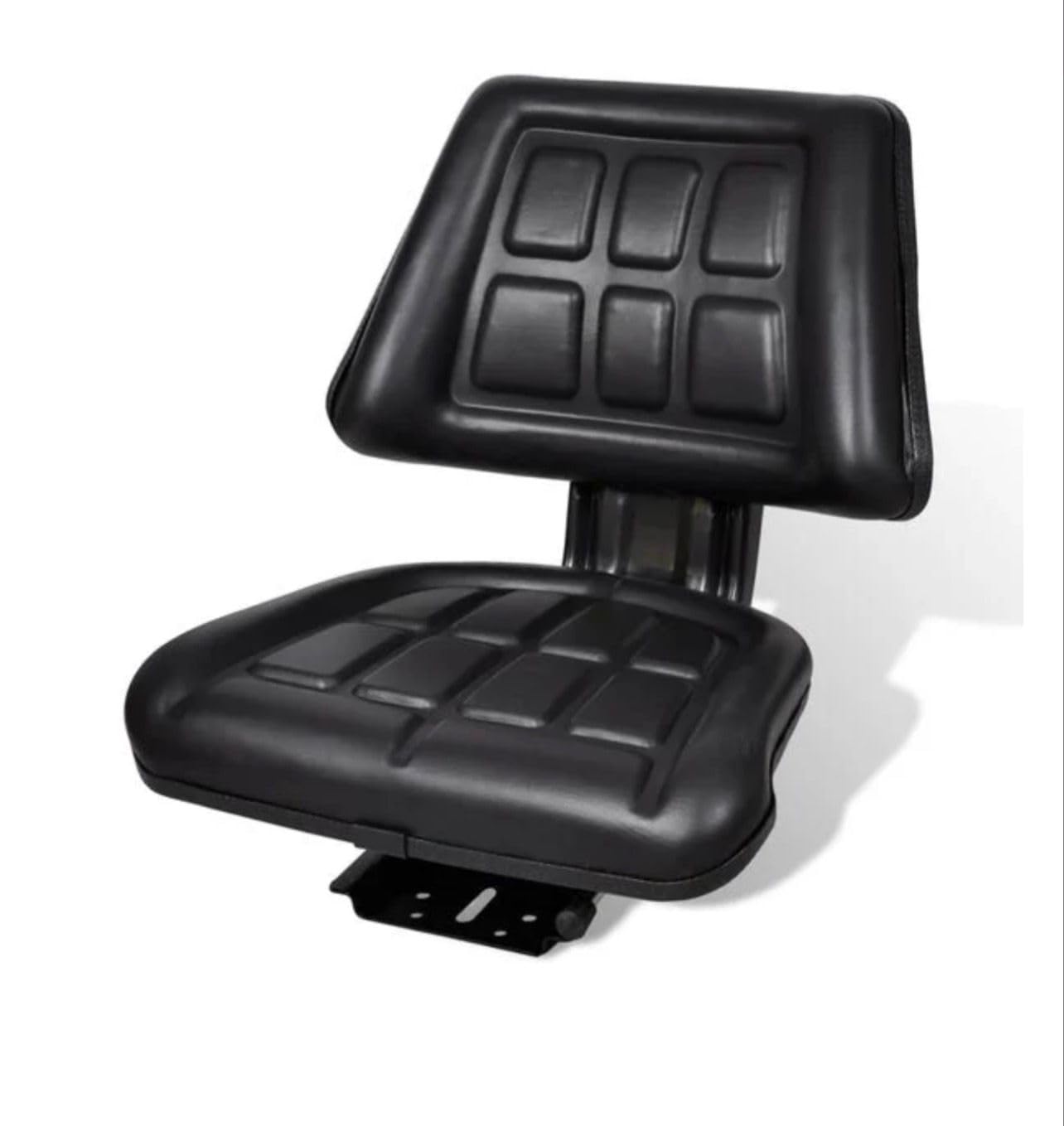 Siège Universel Tracteur PVC Noir RM30 | Pour Machines Agricoles, Pelleteuses, Industrielles, d'Élevage, Motos Agricoles, Sièges Faucheurs, Chariots Élévateurs