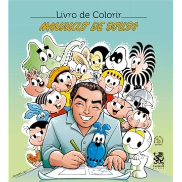 Capa do livro Mauricio de Sousa Livro para Colorir
