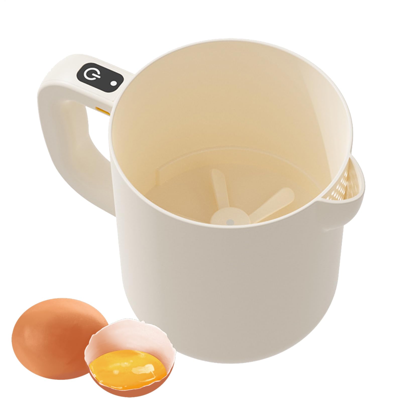Egg Whipping Frother Rechargeable Hand Mixer Lightweight Kitchen Blender Lightweight Multifunction Cooking Gadget with portability Travel Food Whisker