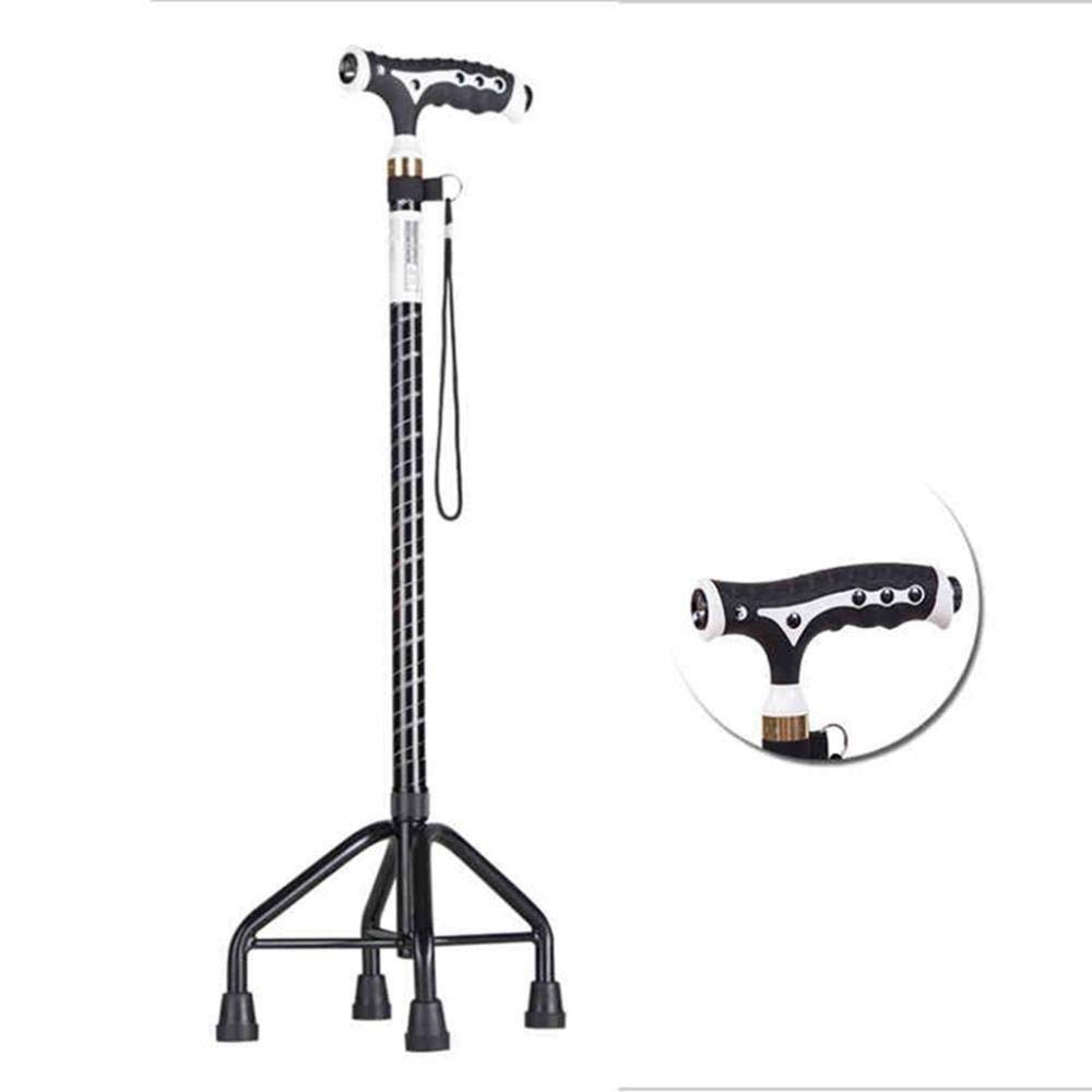 Older Crutches Walking Stick/Crutches With Light Ergonomic Led Handle, Light Sticks 10 Height Adjustable Steps For Older Men Women With Disabilities Arthritis Gift For The Elderly Grandm Practical