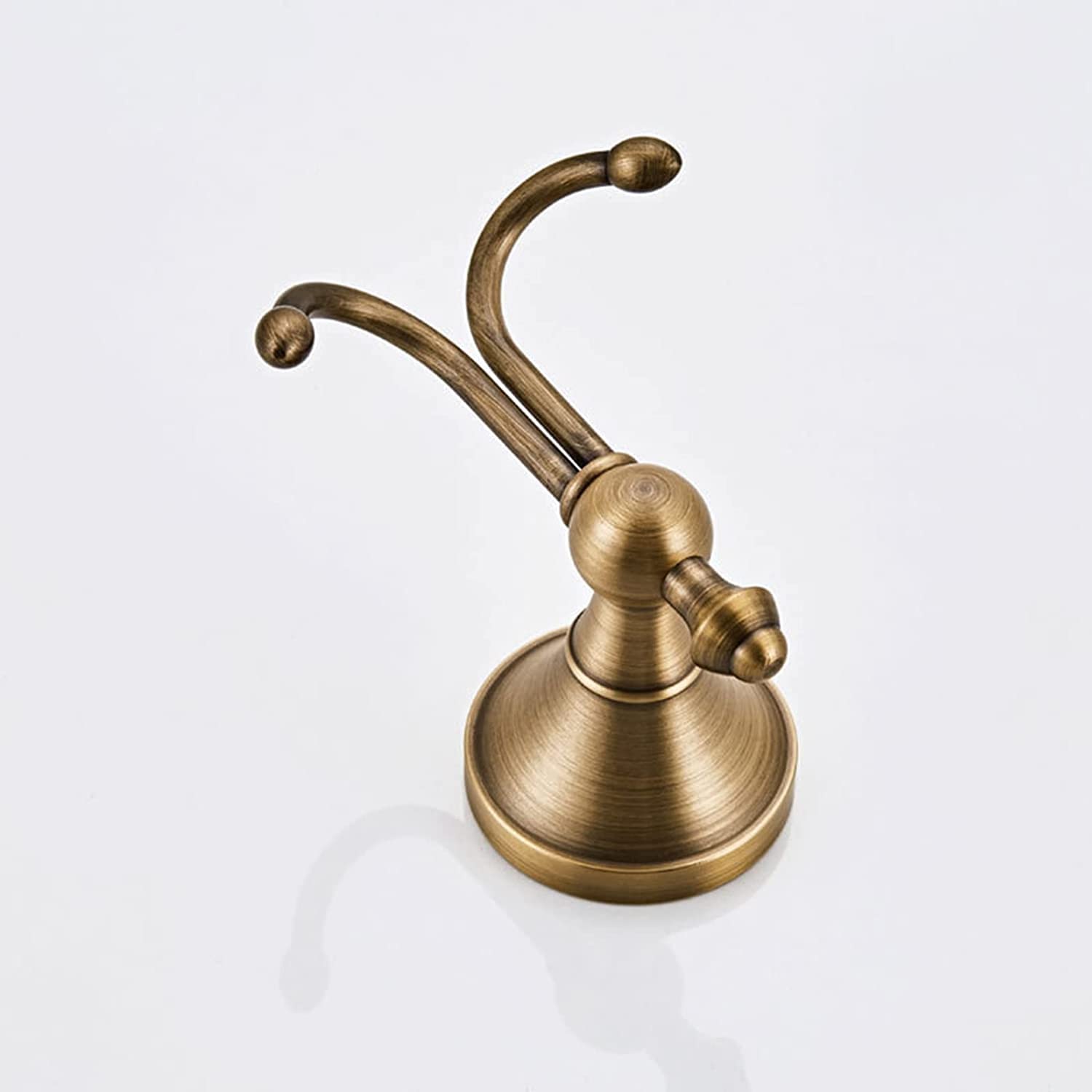 Łazienka Wieszak Na Ręczniki Wieszak Na Ubrania Bath Towel Hooks Antyczny Mosiądz Wykończenie Ścienne Robe Hook Podwójne Haki