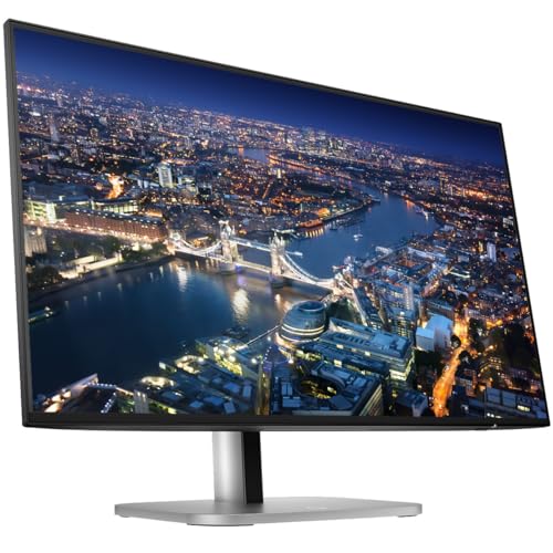 Image of HP Series 7 Pro 27-inch 727pu 2K Quad HD (2560 x 1440) LCD Monitor, 2-Pack - Daisy Chain, DisplayPort, USB Hub, Thunderbolt 4 Bundled with Desk Mount Dual Stand & USB-C Multiport G5 Dock