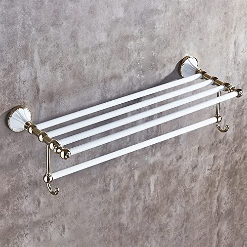 Estanterías Baño Blancas con Barra Marca KLONWG