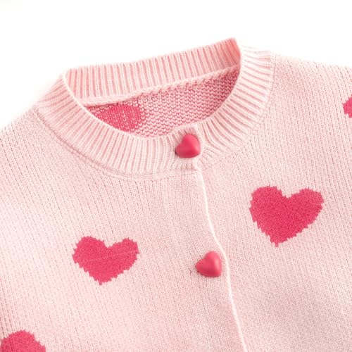 Image of Curipeer Toddler Girl Sweater Cardigans, Long Sleeve Coat, 18M-9Y | Soft Warm Fabric, Spring and Fall Casual Wear, Little and Baby Girl