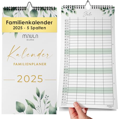 Milula Studios Familienplaner 2025 Wandkalender WC009