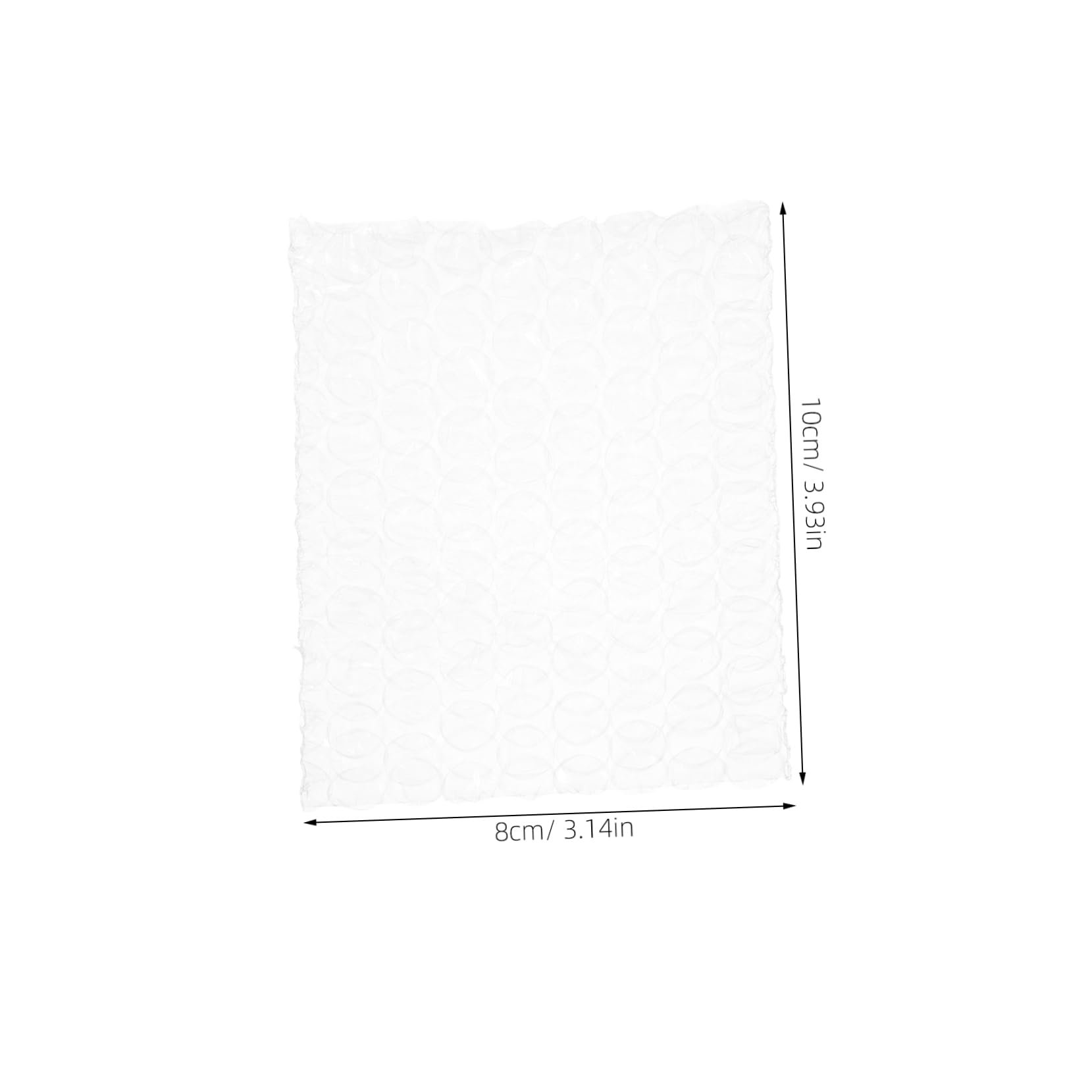 Ciieeo 100pcs Bubble Pack Pouches Shipping Pouches for Storage for Packaging 2 Layers Thick