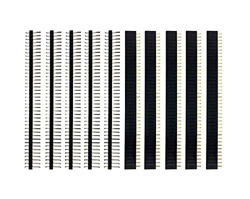 Scriptronics 40 Pin 2.54mm Male and Female Pin Headers/Berg Strips for Arduino Scriptronics 40 Pin 2.54mm Male and Female Pin Headers/Berg Strips for Arduino
