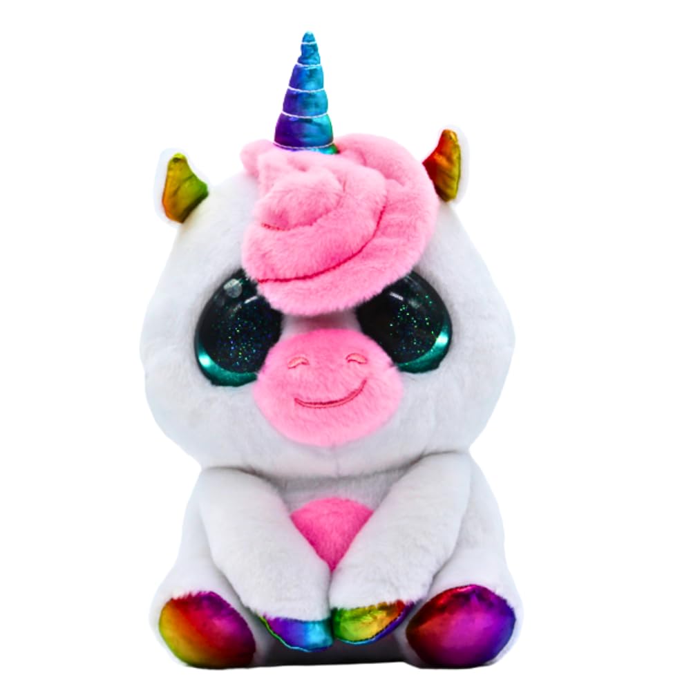 unicornです。 Amazon.com: EyeLuvs 8-inch Large Unicorn- Shake & Sparkle