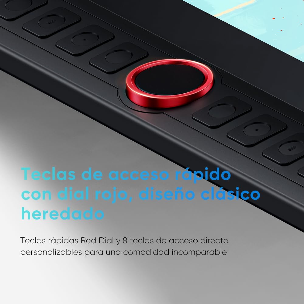 XPPen Artist 13.3 Pro V2 Tableta Gráfica con Pantalla 16K Niveles, Tableta Gráfica Dibujo Digital 99% sRGB con Lápiz de X3Pro Chip Inteligente, Compatible con Windows, macOS, Android, ChromeOS, Linux