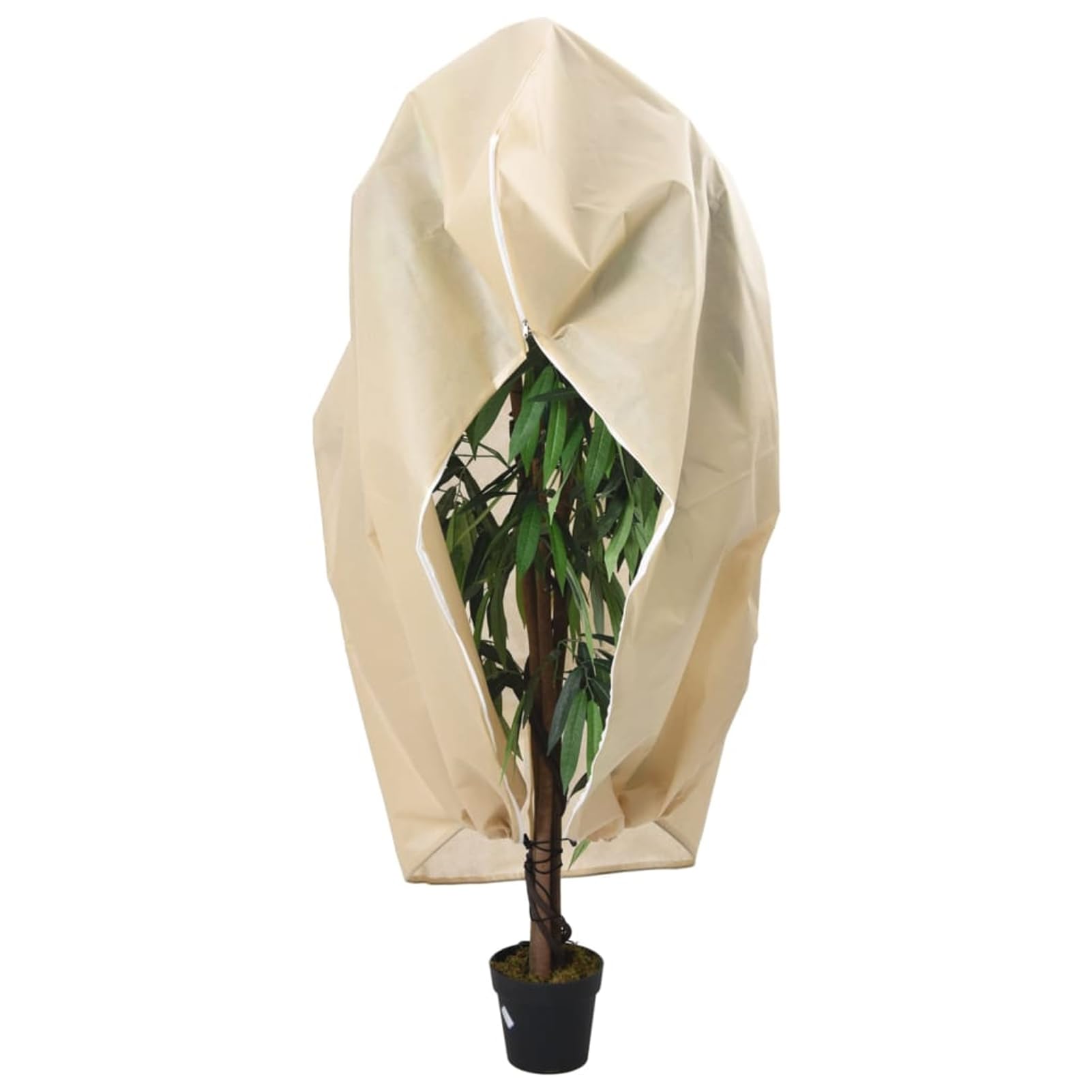 Copertura con Cerniera per Piante 70 g/m2 3,93x3 m