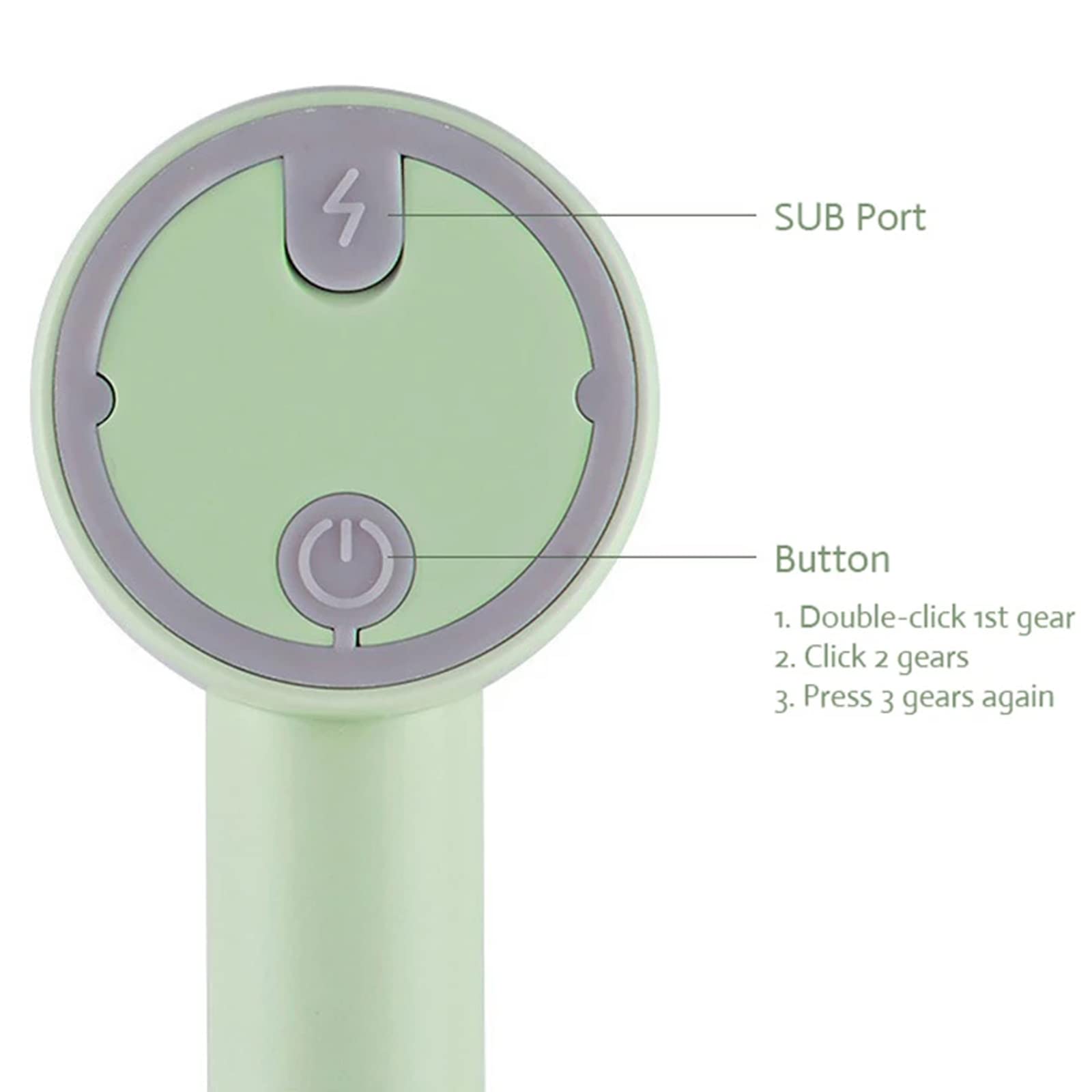 Batidora De Mano Batidora Eléctrica Inalámbrica USB Batidora Eléctrica De Mano Recargable con 2 Varillas Batidoras, para Batir Crema, Hacer Pasteles, Hornear,White