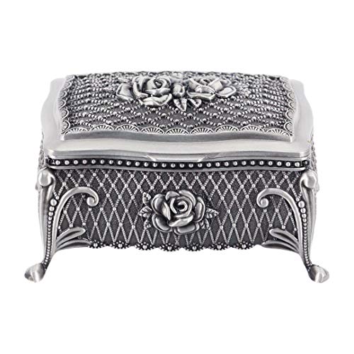 La moriposa Vintage Jewelry Box with Butterfly Sculpture Creative Gift Present