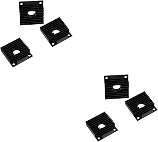 Generic 6 Pcs PCB Heat Sink Aluminum Heatsink Radiator Cooler Aluminum Alloy Size Xxcm Good Choice Mini Cooler Heat Sink Cooling Block for 3D Printer Heat Sink for Mk7 Extruder Accessories