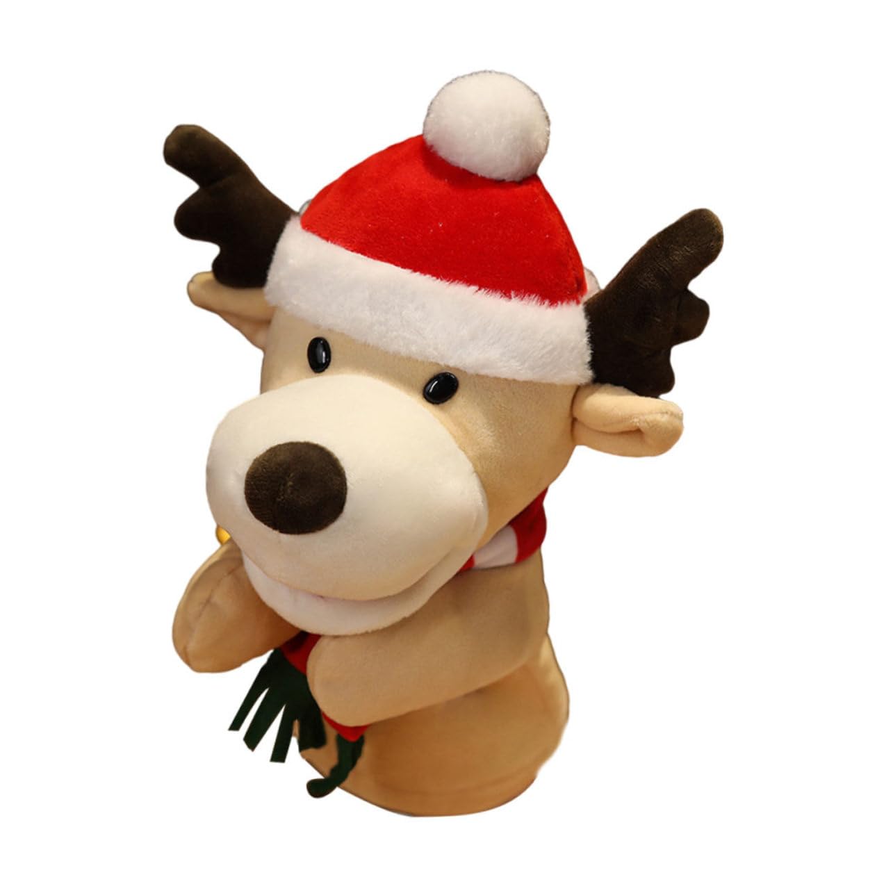 BESPORTBLE Jouet à Main en Coton PP Forme Cerflet pour Garçon et Filles, Jouet Peluche Interactif Storytelling et Renforcer Les Liens Parents-garçon et Filles
