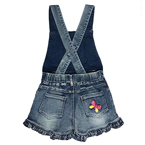 Image of Peacolate 3-11T Little&Big Kids Girls Jumpsuit&Rompers Bib Overalls Colorful Tie-dye Shortalls Suspender Shorts Jeans Pants