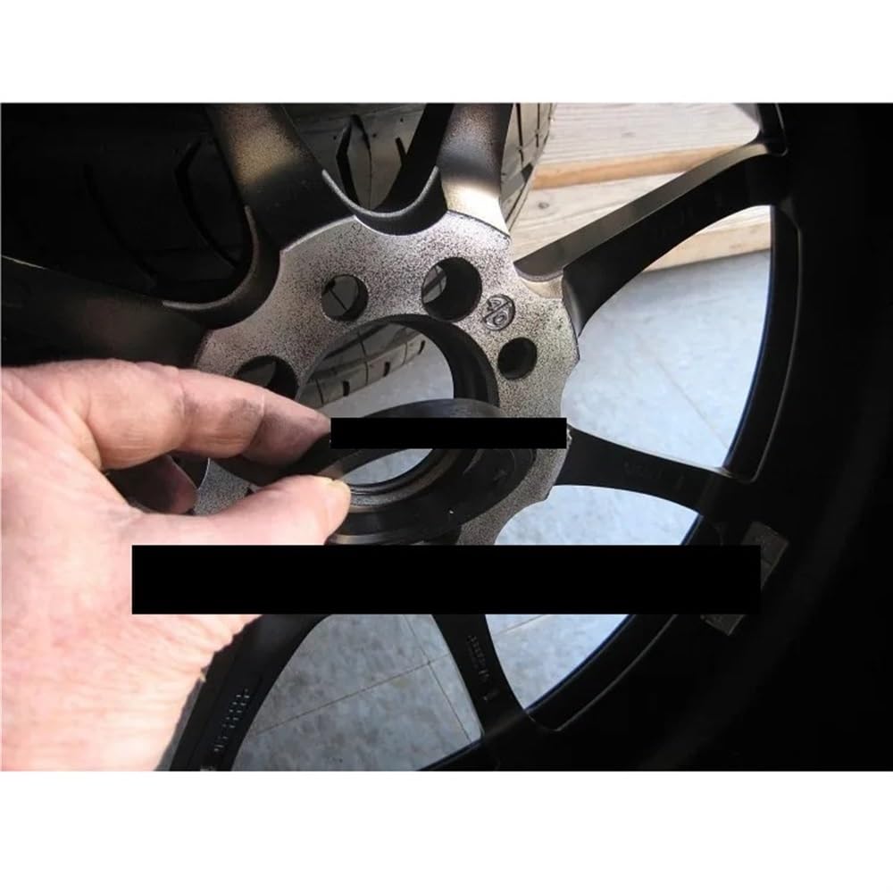 70.1-57.1mm 20pcs Anneaux Centraux De Moyeu Roue En Plastique Noir Pour Pièces Jante Pour Skoda Accessoires Voiture Hubcentric Entretoises Roue