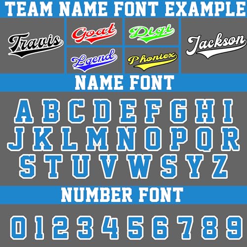 Custom Baseball Jersey Personalized Name & Number Stitched or Printed Team Uniform for Men Women Youth, XS–7XL miniatura 5
