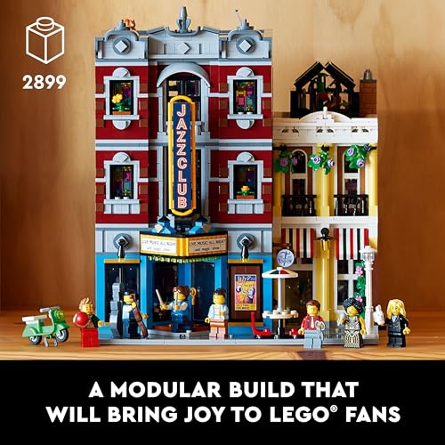 Image of LEGO Icons Jazz Club 10312 Building Set for Adults; Build Your Own Music Venue and Put on The Best Show in Town (2,899 Pieces)