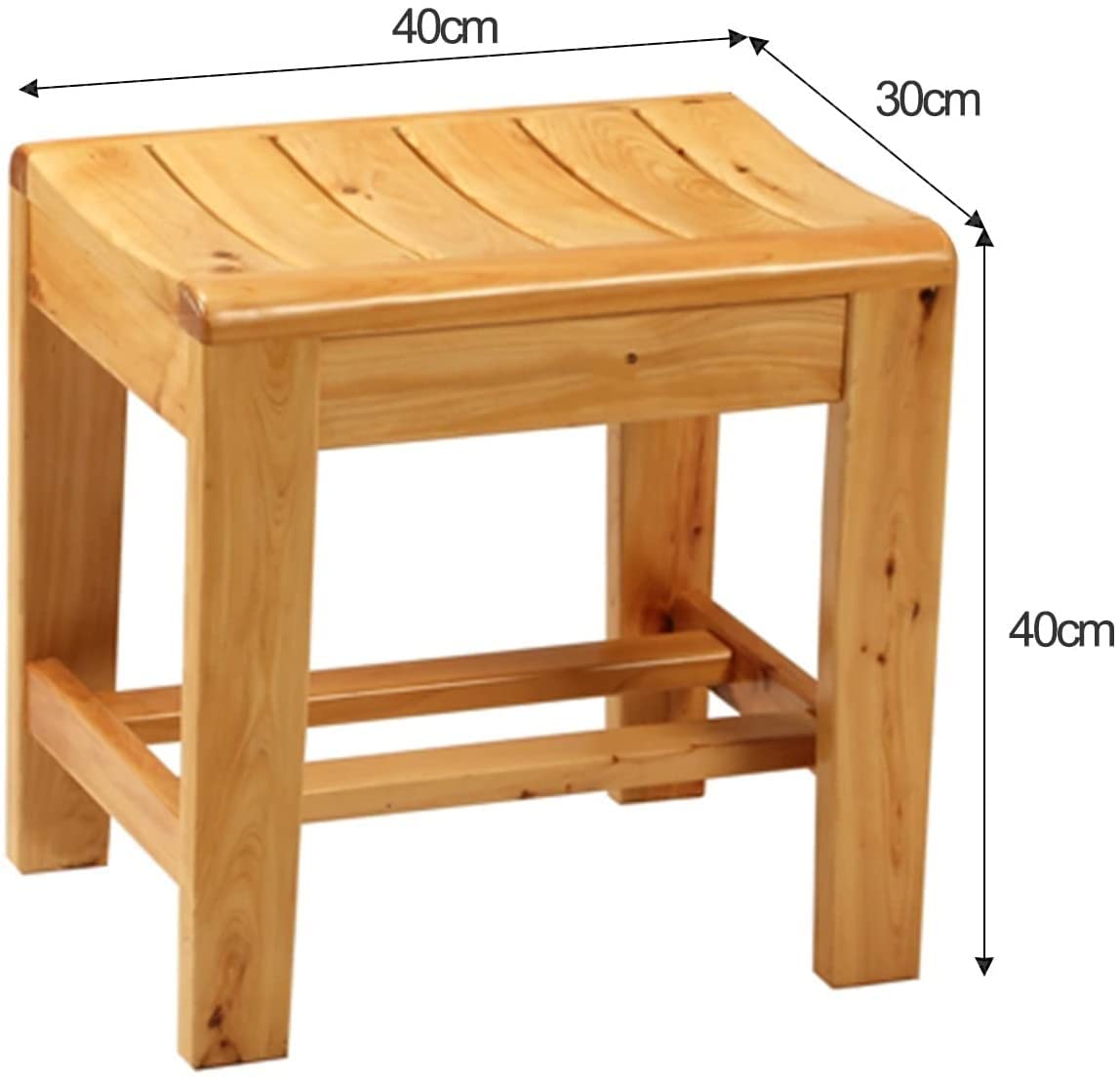 Taburete de Ducha de Esquina de Madera, Taburete de Ducha de Esquina, Asiento de Esquina para Ducha, Afeitado de piernas, en baño, Sala de Estar, Dormitorio, jardín y Ocio.