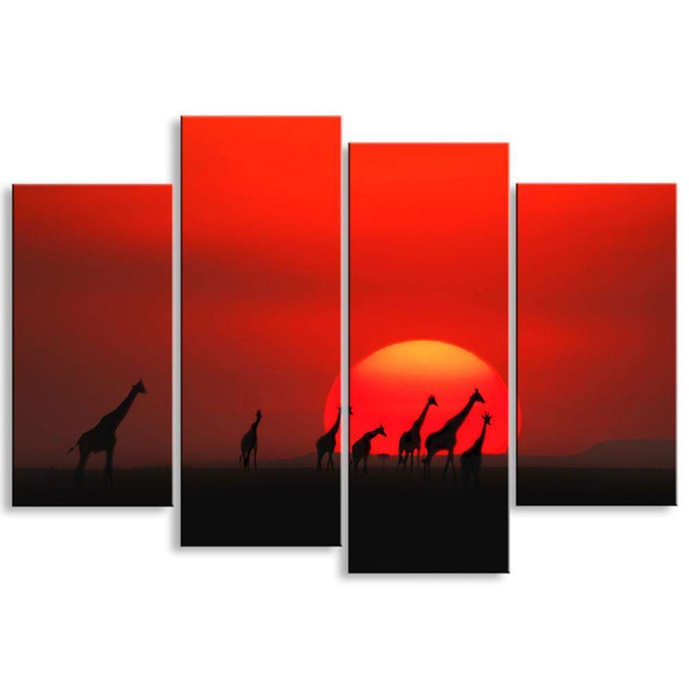 Art mural pour salon : peinture africaine sur toile pour raviver vos murs