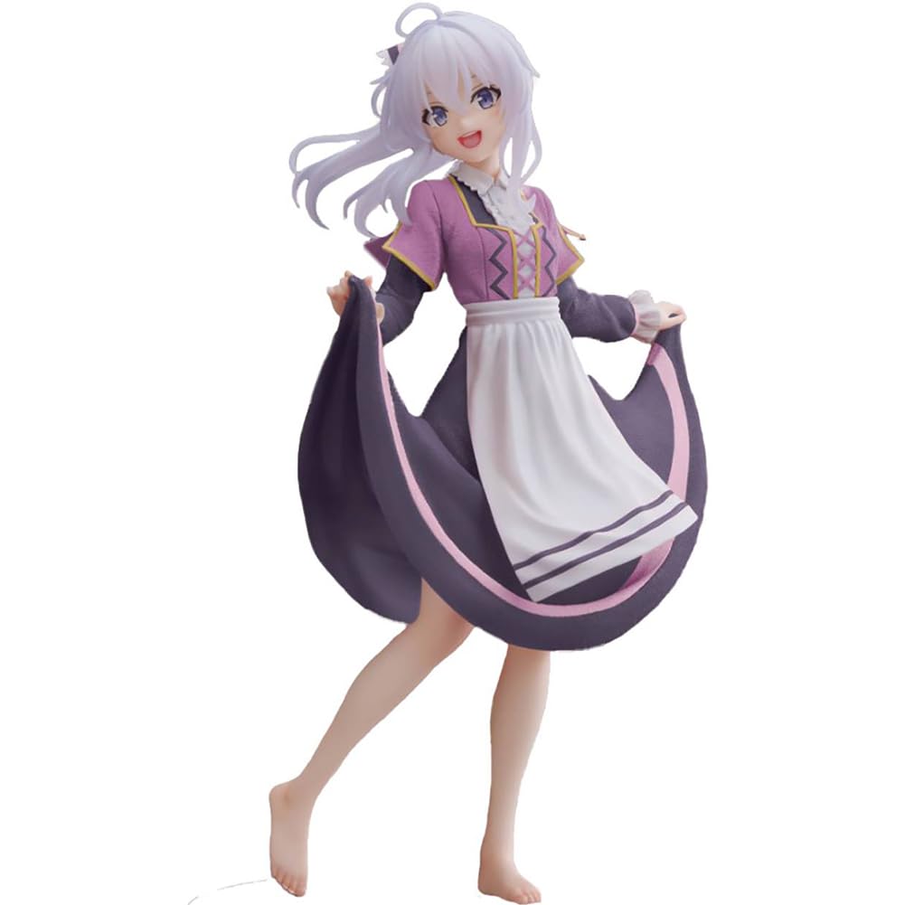 Zhongkaihua Elaina Anime Figure 18cm Step on Grape Modeling Anime Model Statue Collection Tabletop Ornament Gift for Fans — image 1