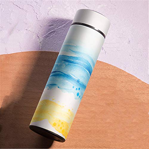 Isolierbecher, männlich und weiblich, tragbare Tasse, Geschenknetz, rote Teetasse (einschließlich nur einer isolierten Tasse), Innen 304 und