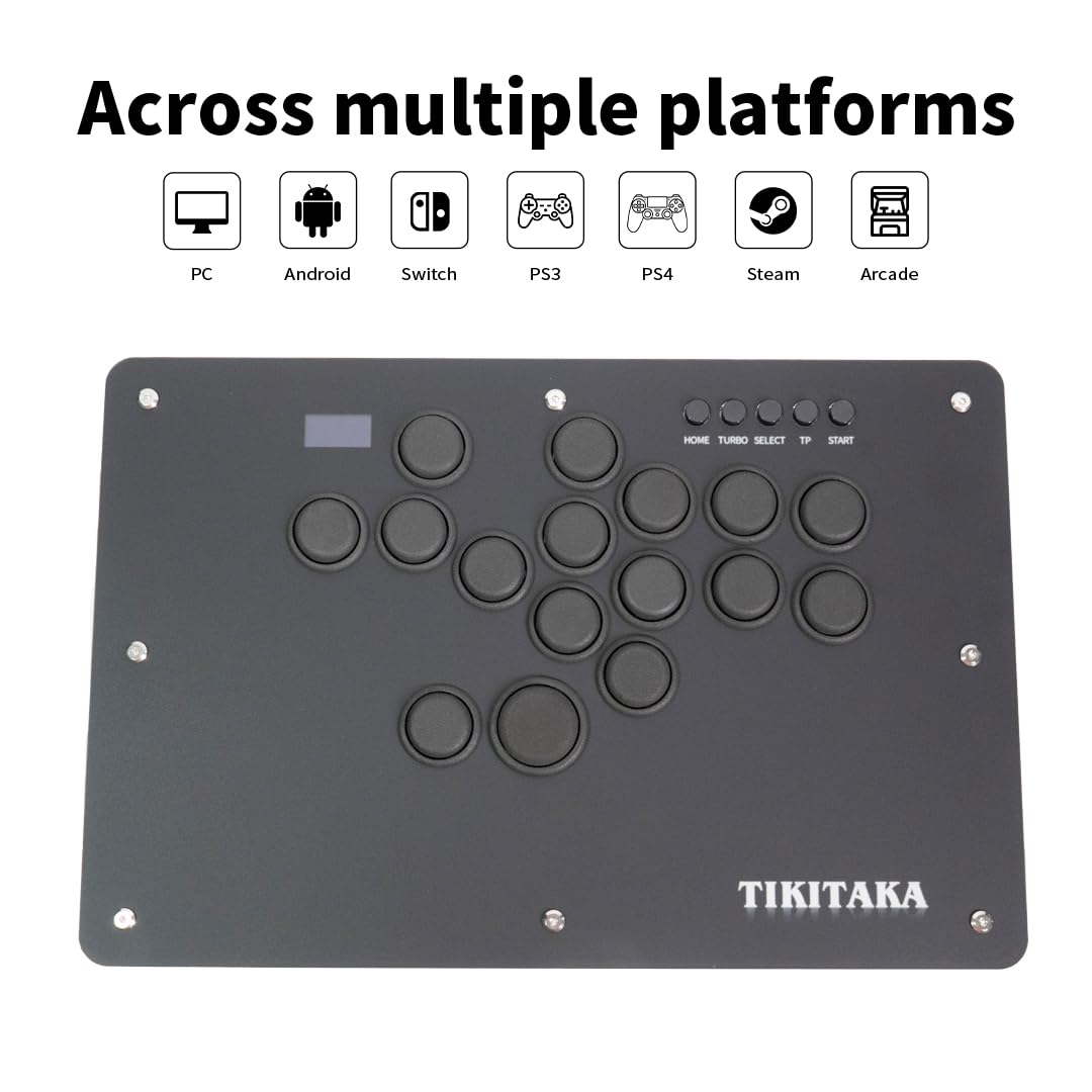 Amazon.com: TIKITAKA Arcade Controller T16B All-Button Gamerfinger