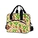 QMIN Sac à déjeuner à bandoulière avec cactus tropicaux Hérisson - Isotherme avec bandoulière - Sac fourre-tout réutilisable - Pour femmes, hommes, filles et garçons