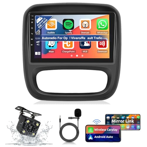 Radio pantalla táctil de 9" con 5G-WiFi y sonido HI-FI para Fiat Talento y Nissan NV300