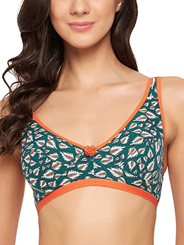 Image of Clovia Women's Cotton Non-Padded Non-Wired Full Cup Printed Bra