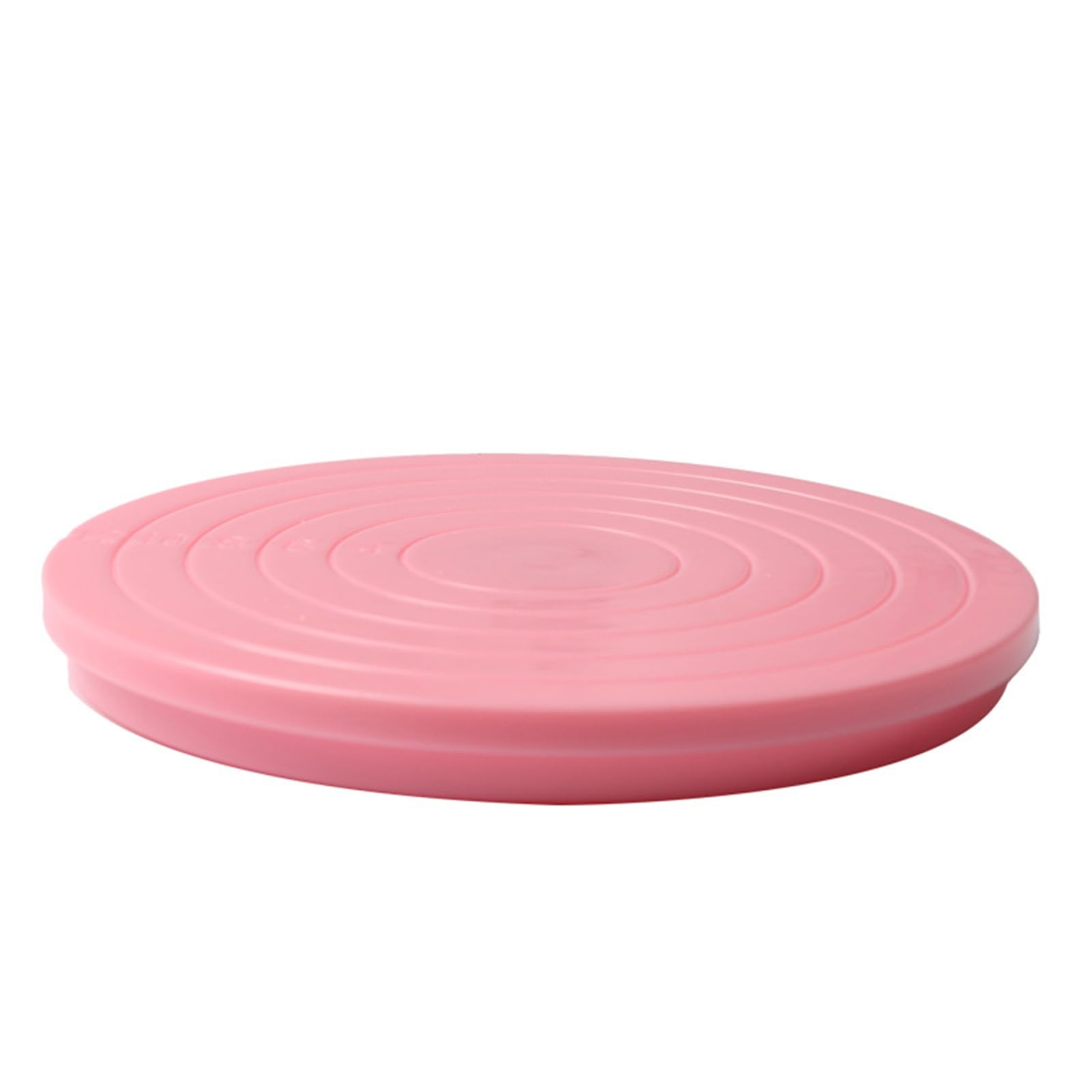 Cake Turntable 14cm Cake Turntable with Scale Design 360 Degree Rotatable DIY Plastic Mini Fondant Cake Display Stand Tool Kitchen Supplies Cake Rotating Stand