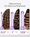 Wavytalk Rotating Curling Iron Set, Curlmaker Pro, Automatic Hair Curler with 3 Sizes Ceramic Barrel(0.5