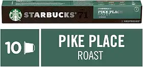 STARBUCKS Café Em Cápsula Starbucks Nespresso Pike Place Roast Lungo 10 Cápsulas