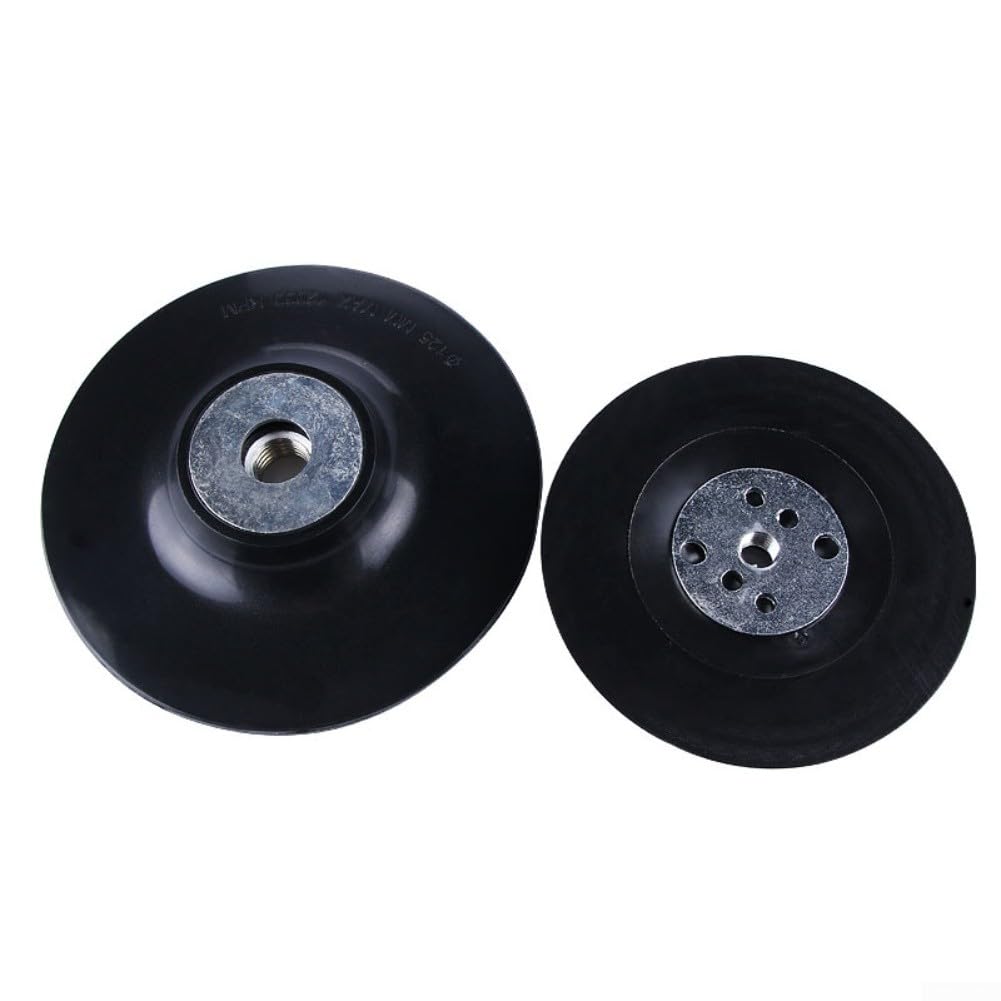Backing Pad for 4 Angle Grinder Sanding Discs with Flexibility and Max RPM 15,300 to Optimize Material Removal