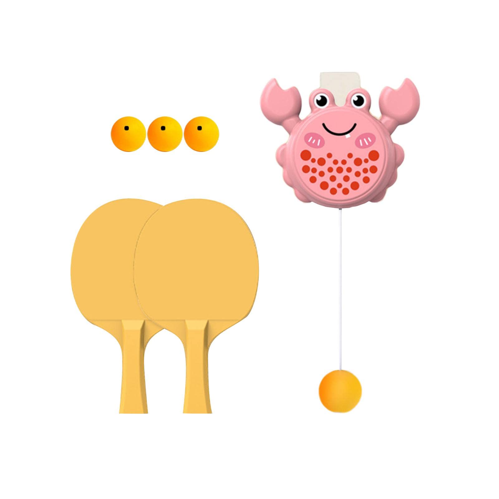 LOOM TREE® Indoor Table Tennis Trainer Indoor Hanging Table Tennis for Adult Pink | Indoor Games | Table Tennis, Ping Pong | Paddles (B0CG1X9LQ2) Amazon Price History, Amazon Price Tracker