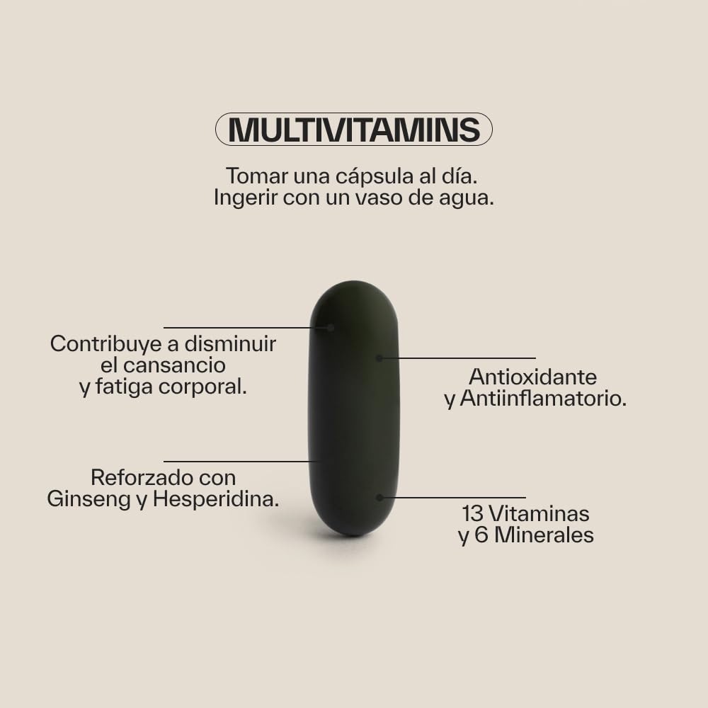 NDL Pro-Health Omega 3 + Magnesium Complex con Vitamina B6 y D + Multivitaminas | Energía, salud y bienestar | Una marca de Rafa Nadal & Cantabria Labs