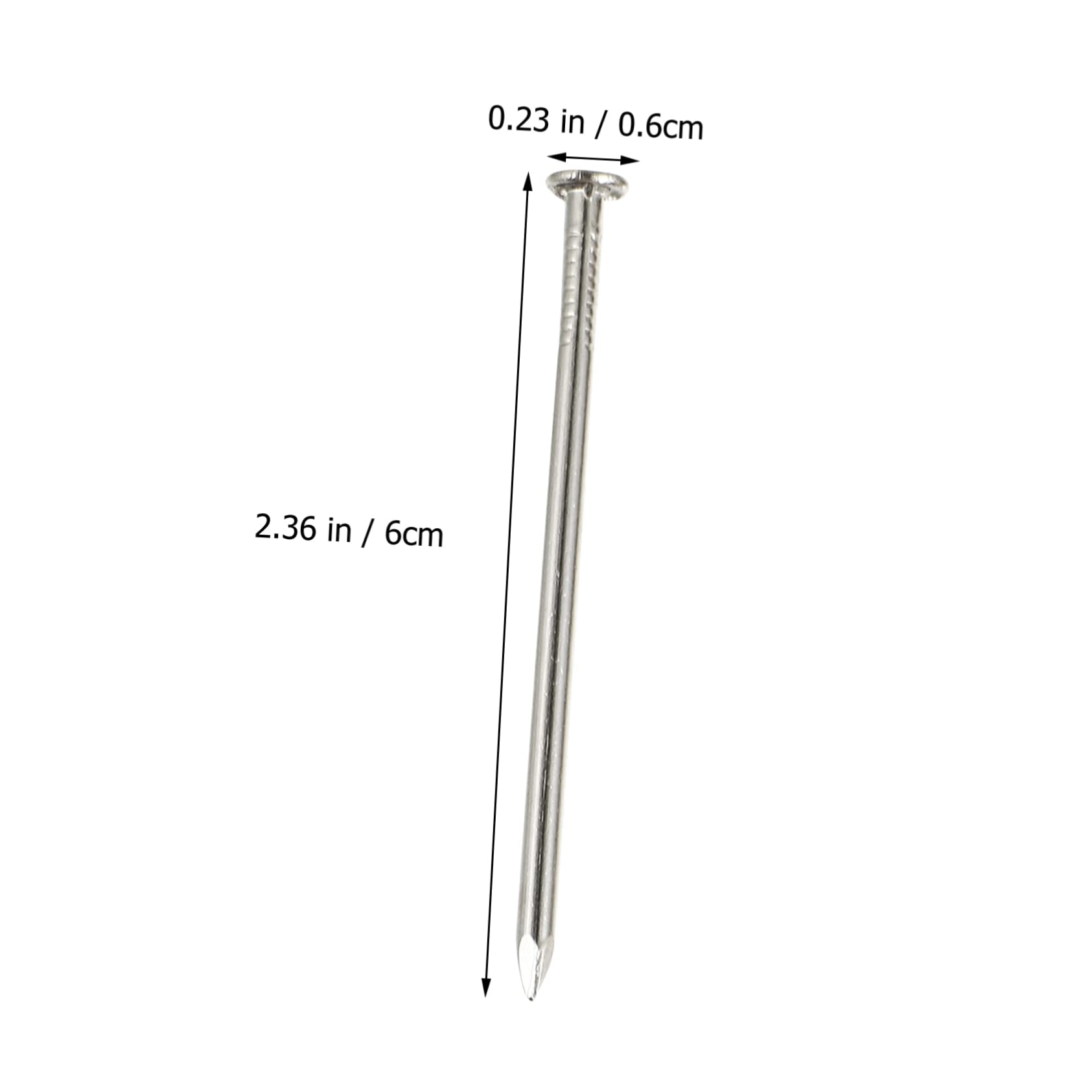 NULYLU Stainless Steel Nails for Hanging Pictures 460-piece Assorted Kit Woodworking