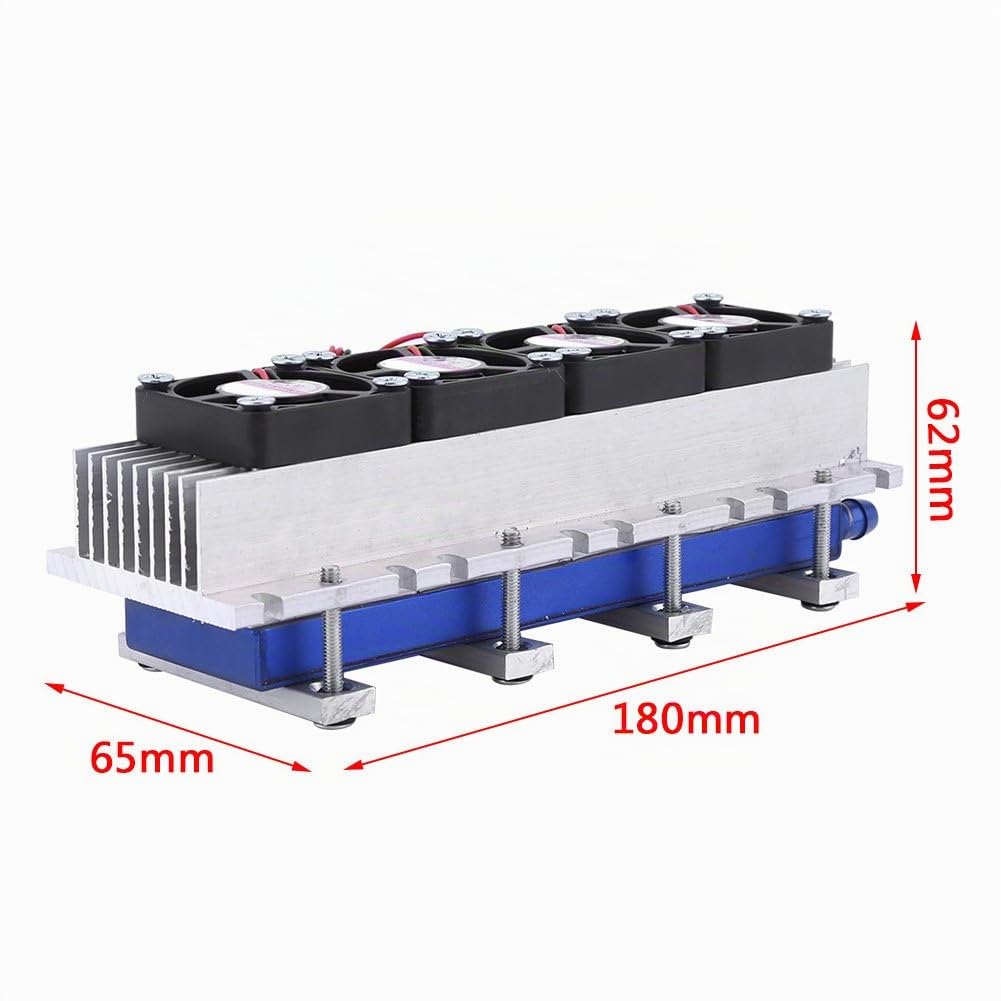 Raffreddatore Termoelettrico Fai-Te 170 W 12 V, di Raffreddamento per Refrigerazione Peltier (TEC1‑12706) Kit di Raffreddamento Peltier Mini Frigorifero per Condizionatore