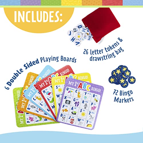 My First ABC Bingo Game, juego educativo de mesa para niños 4-8 años miniatura 5